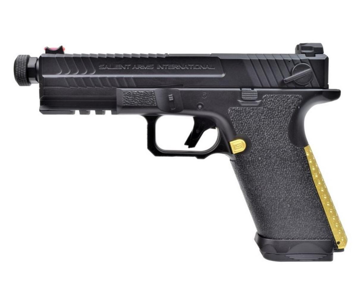 Cyma CM135 "SAI BLU" Black/Gold Pistole 0,5 Joule AEP